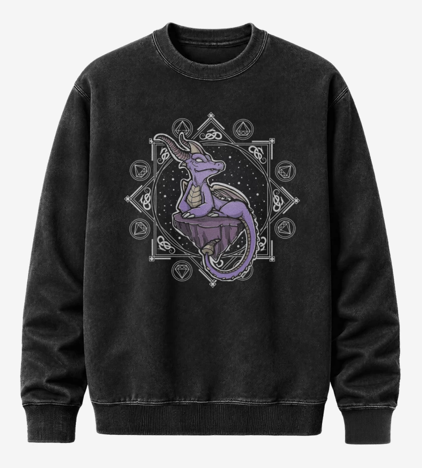 Poleron Polo Acid Wash Negro de Spyro