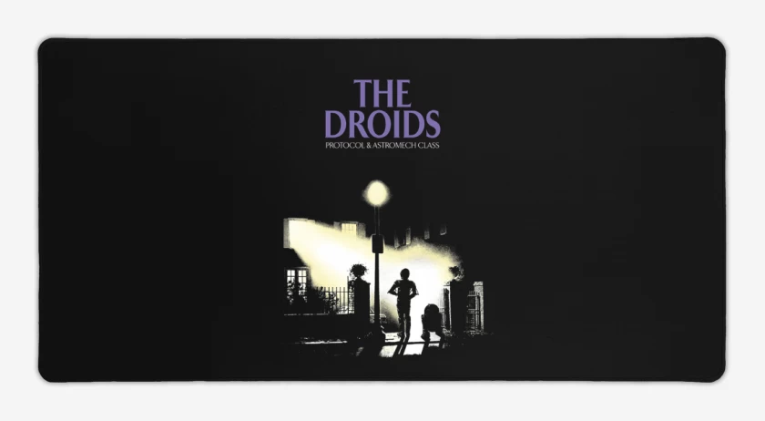 Mouse pad Gamer Negro de The Droids