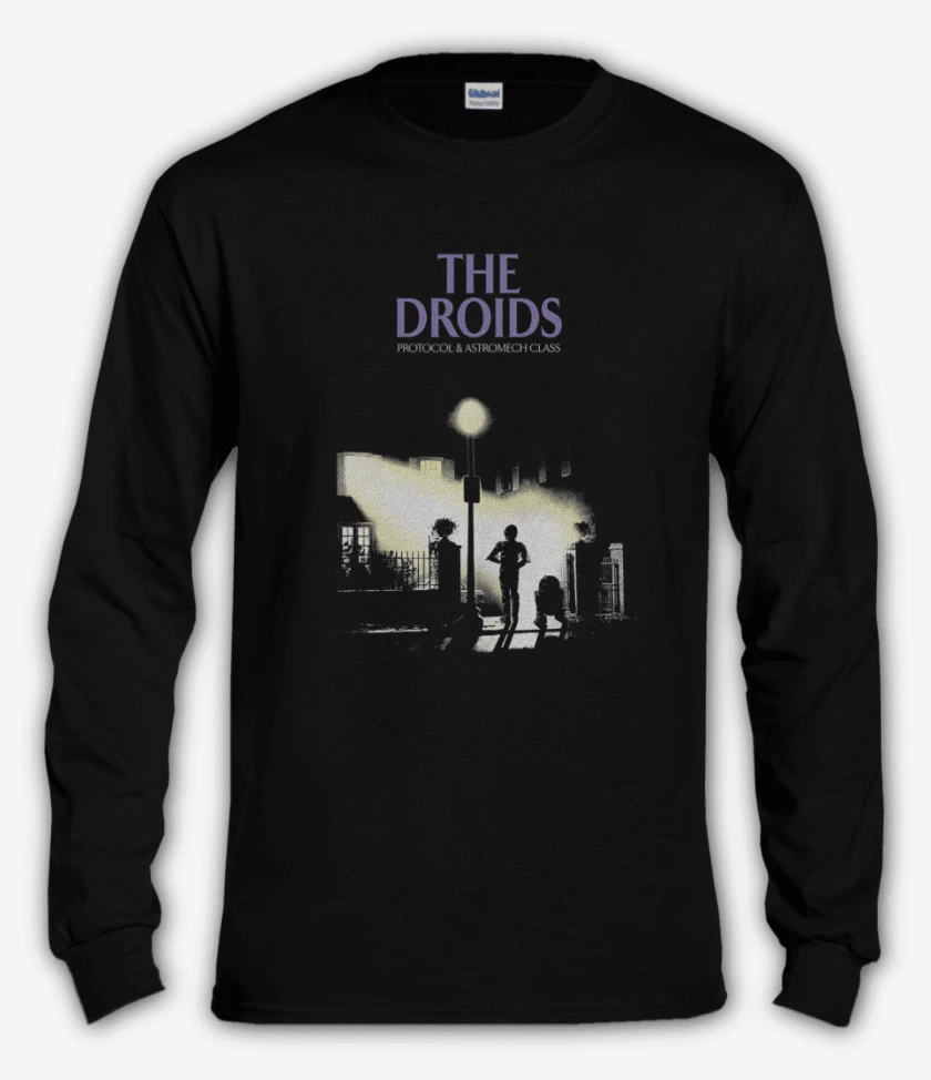 Polera manga larga Negro de The Droids