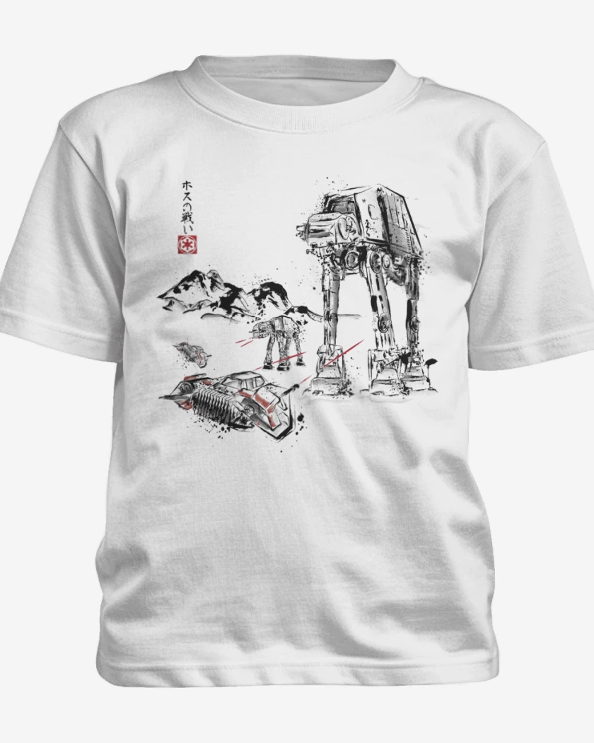 Polera de niño Blanco de Battle of Star Wars