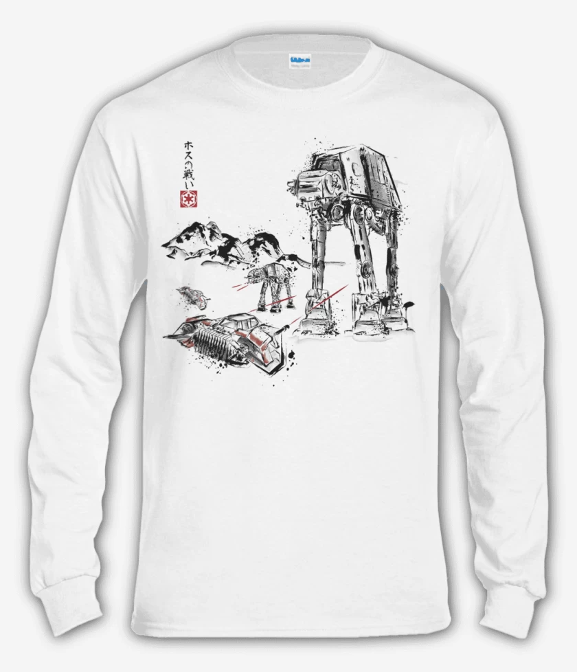 Polera manga larga Battle of Star Wars