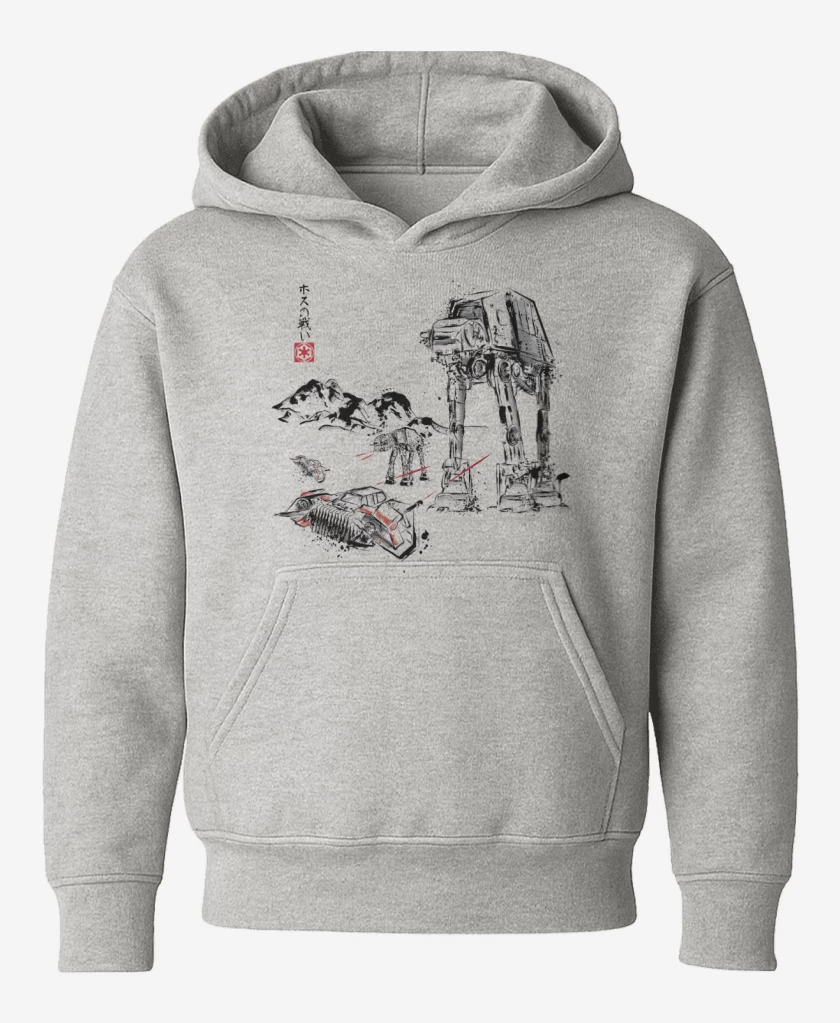 Poleron de niño Gris Melange de Battle of Star Wars