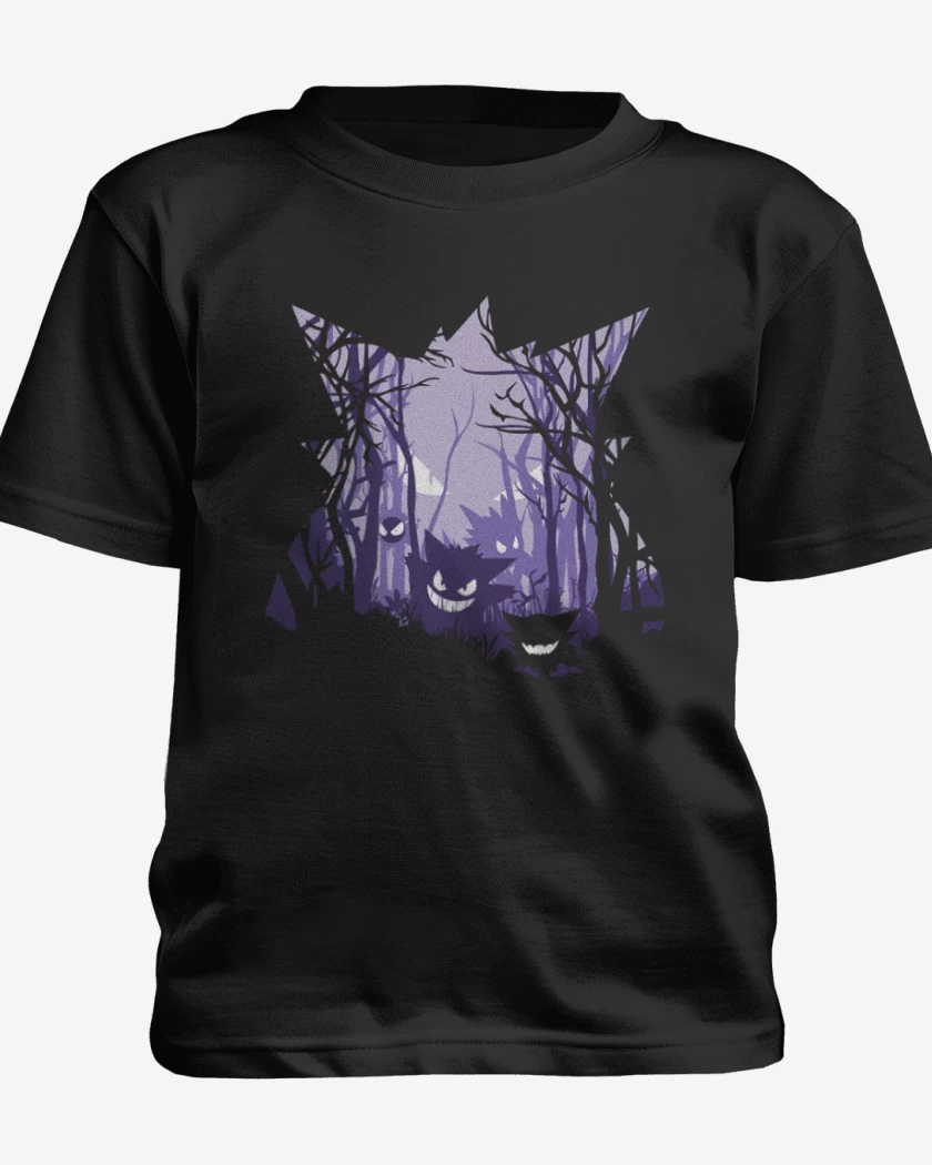 Polera de niño Negro de big gengar