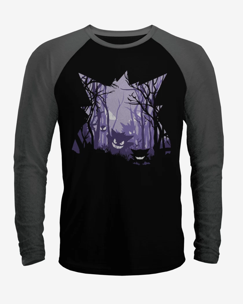 Polera Raglan big gengar
