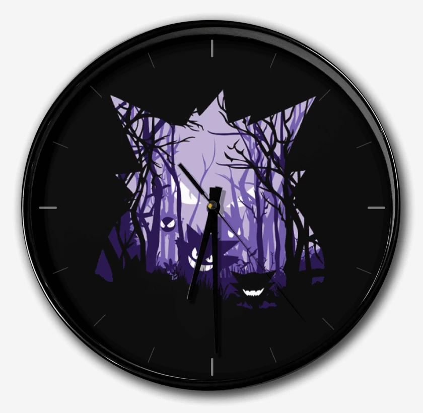 Reloj Negro de big gengar