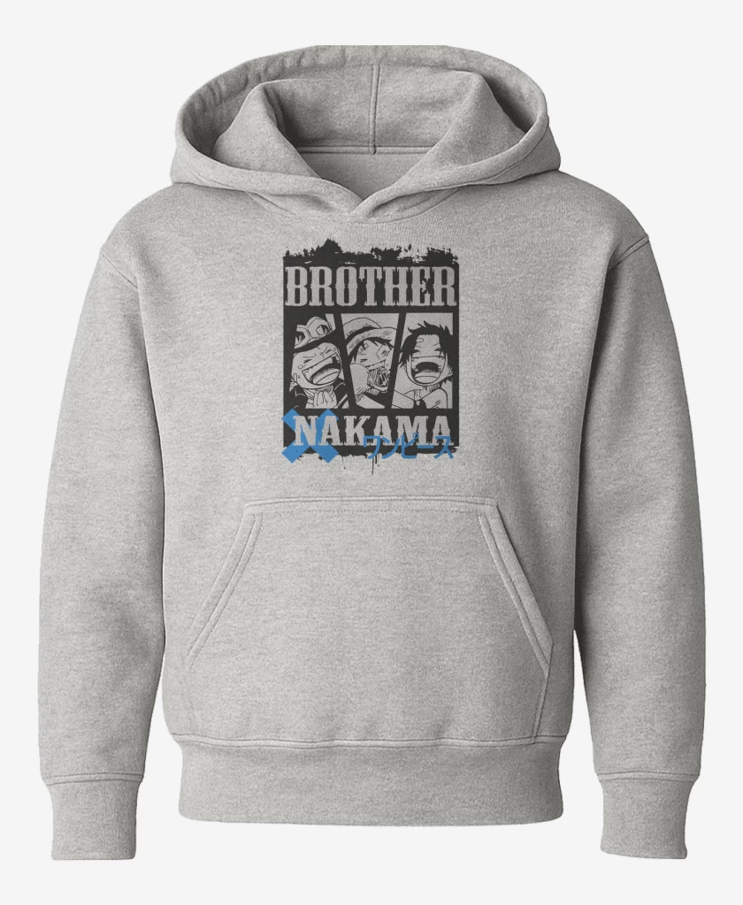 Poleron de niño Gris Melange de Nakamas