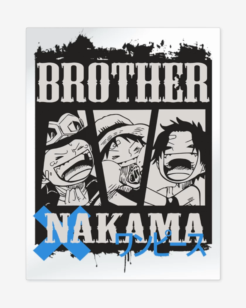Print metalico Blanco de Nakamas