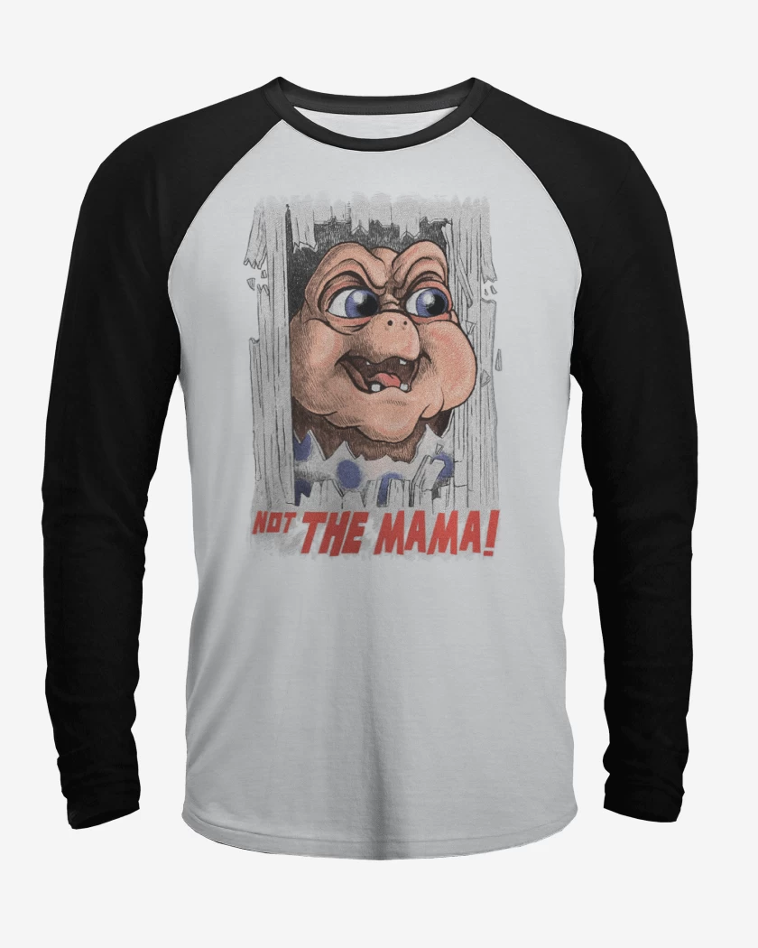 Polera Raglan Blanco / Negro de The Mama