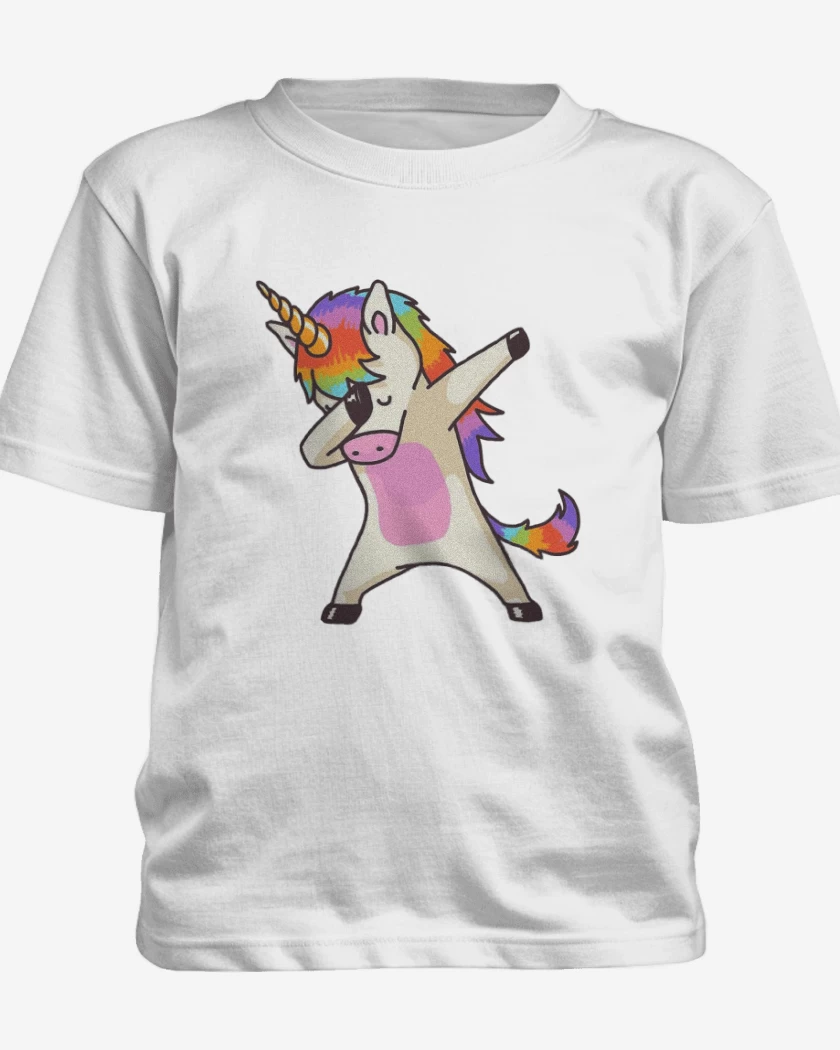 Polera de niño Blanco de Unicornio