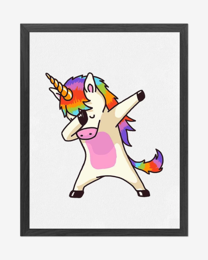 Cuadro decorativo Blanco de Unicornio