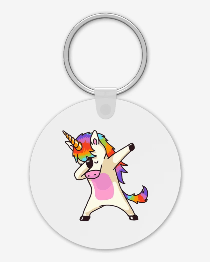 Llavero Blanco de Unicornio