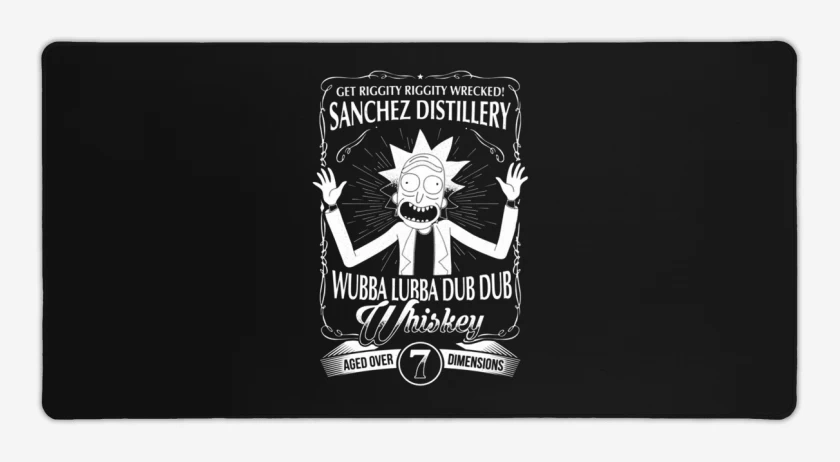 Mouse pad Gamer Negro de Sanchez distillery