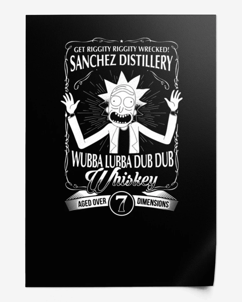 Print Negro de Sanchez distillery