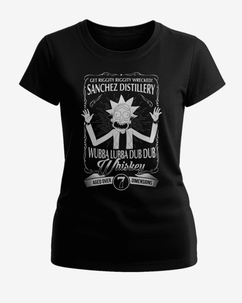 Polera de Mujer Negro de Sanchez distillery