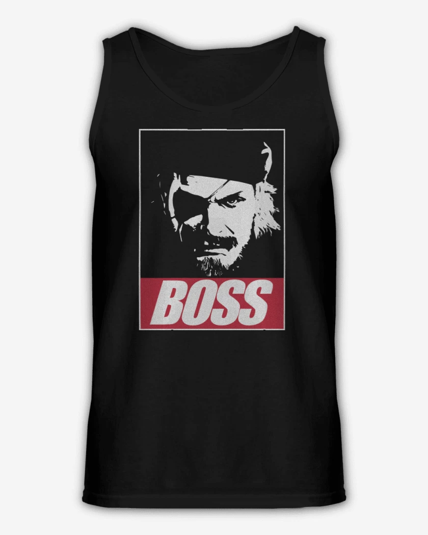 Sudadera Negro de Solid Snake - Boss