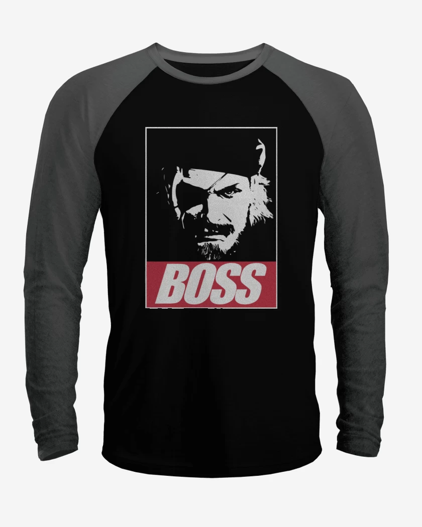 Polera Raglan Solid Snake - Boss