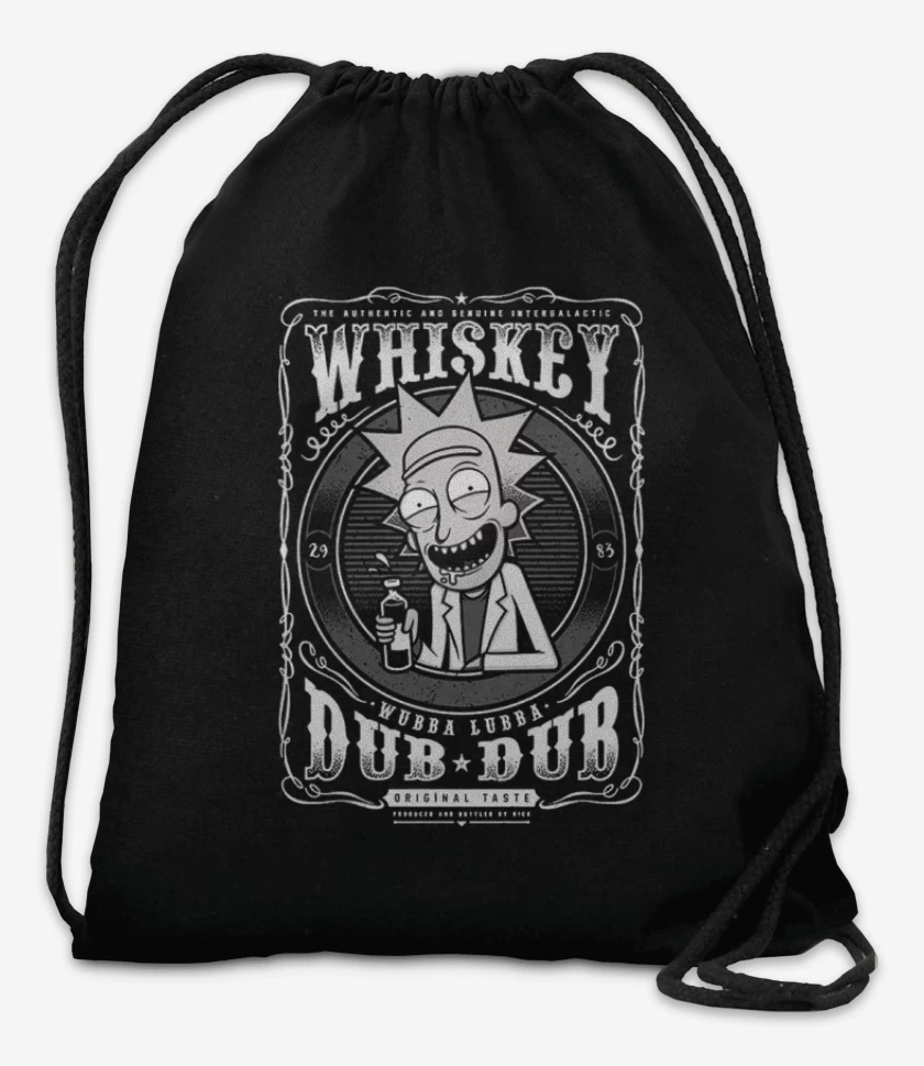 Mochila Negro de whiskey dub dub