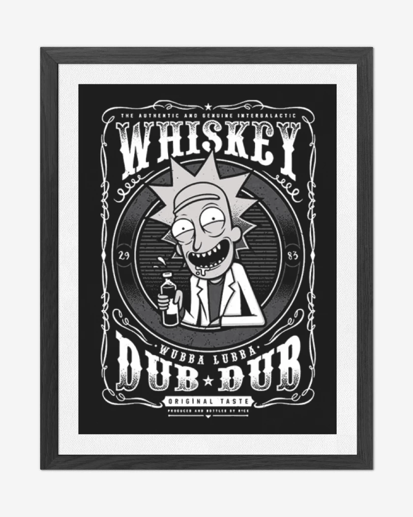 Cuadro decorativo Negro de whiskey dub dub