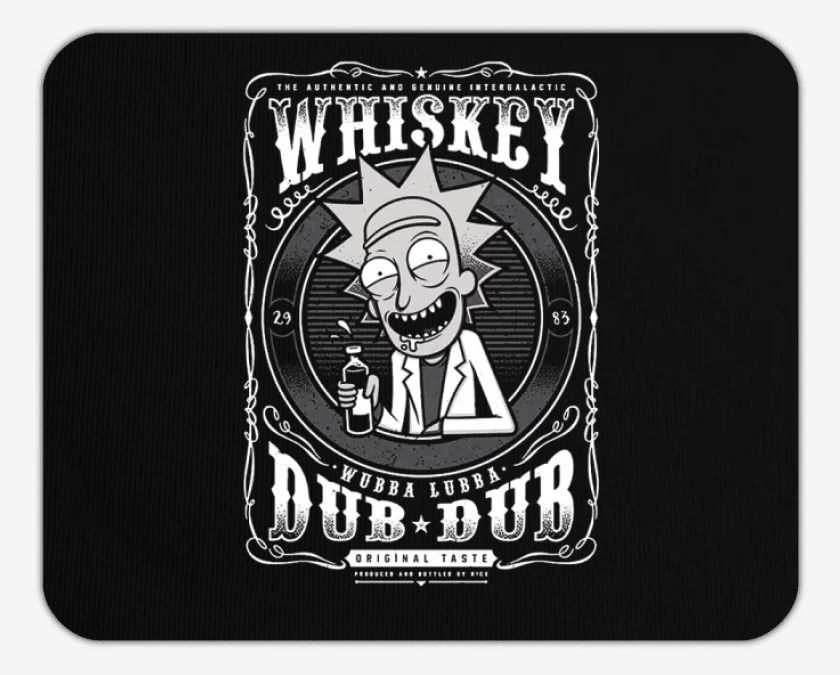 Mousepad whiskey dub dub
