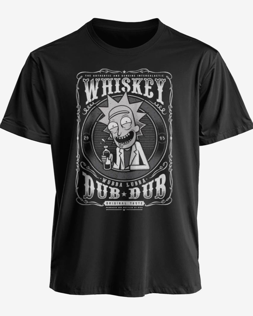 Polera premium Negro de whiskey dub dub