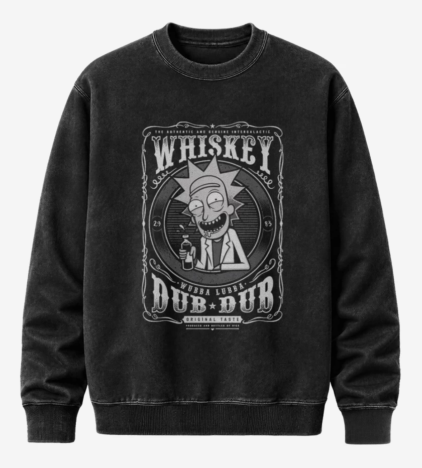 Poleron Polo Acid Wash Negro de whiskey dub dub