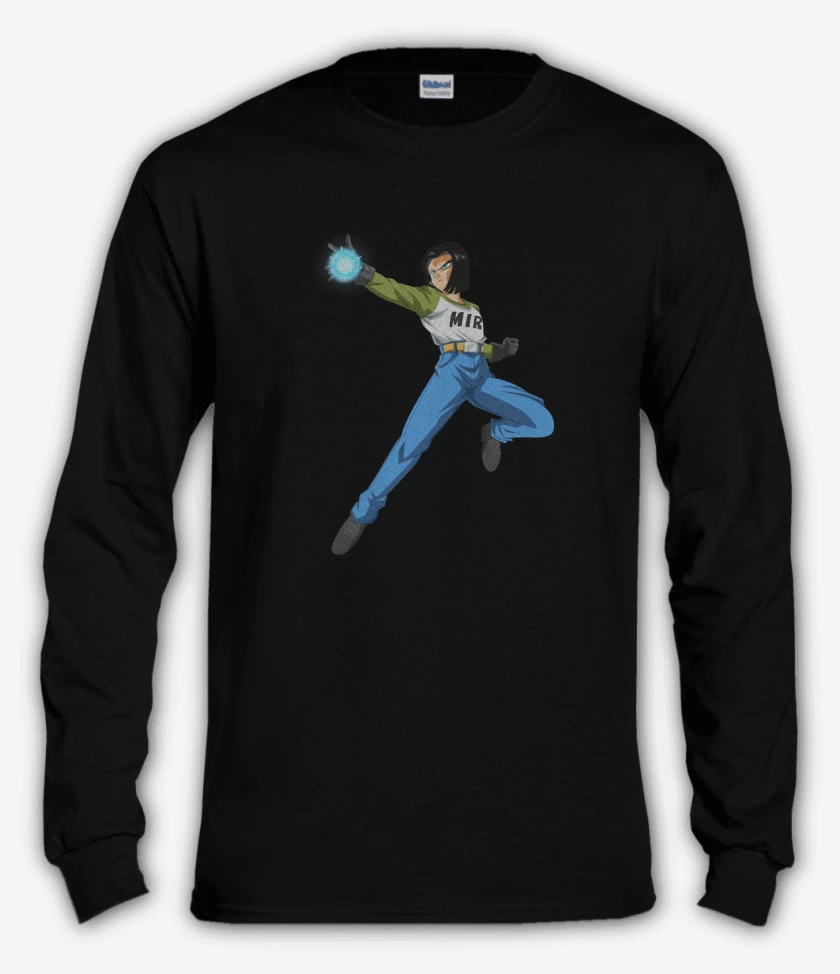 Polera manga larga Androide 17