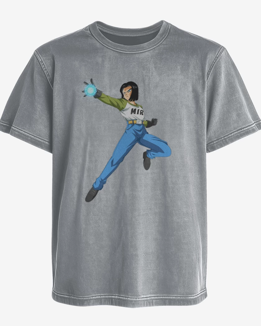 Polera desgastada Androide 17