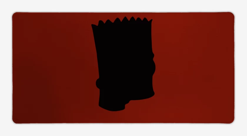 Mouse pad Gamer Rojo de Bart 
