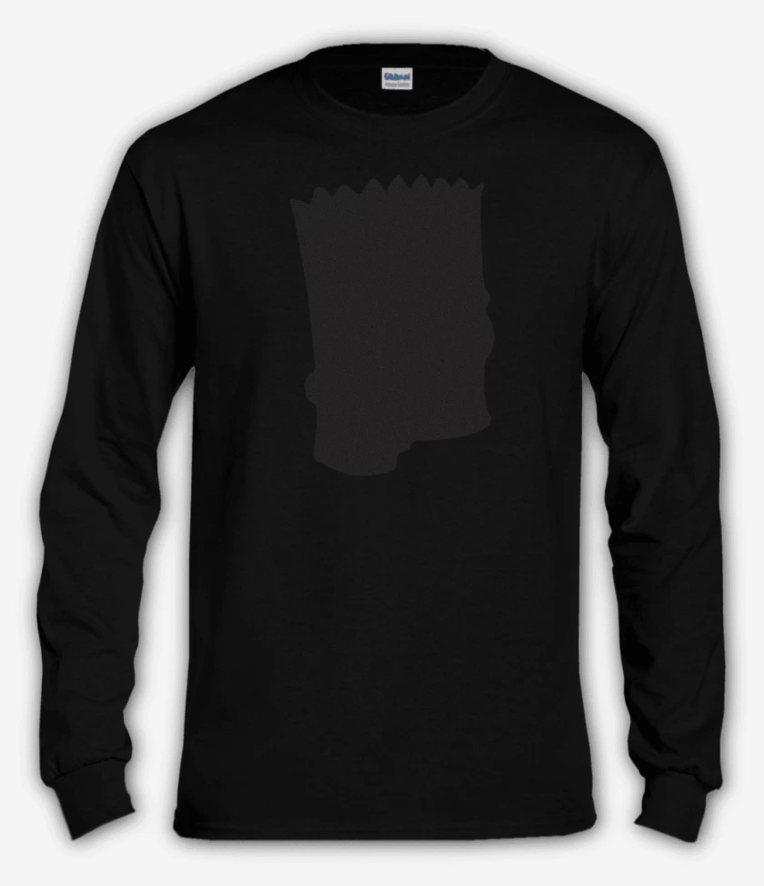 Polera manga larga Negro de Bart 