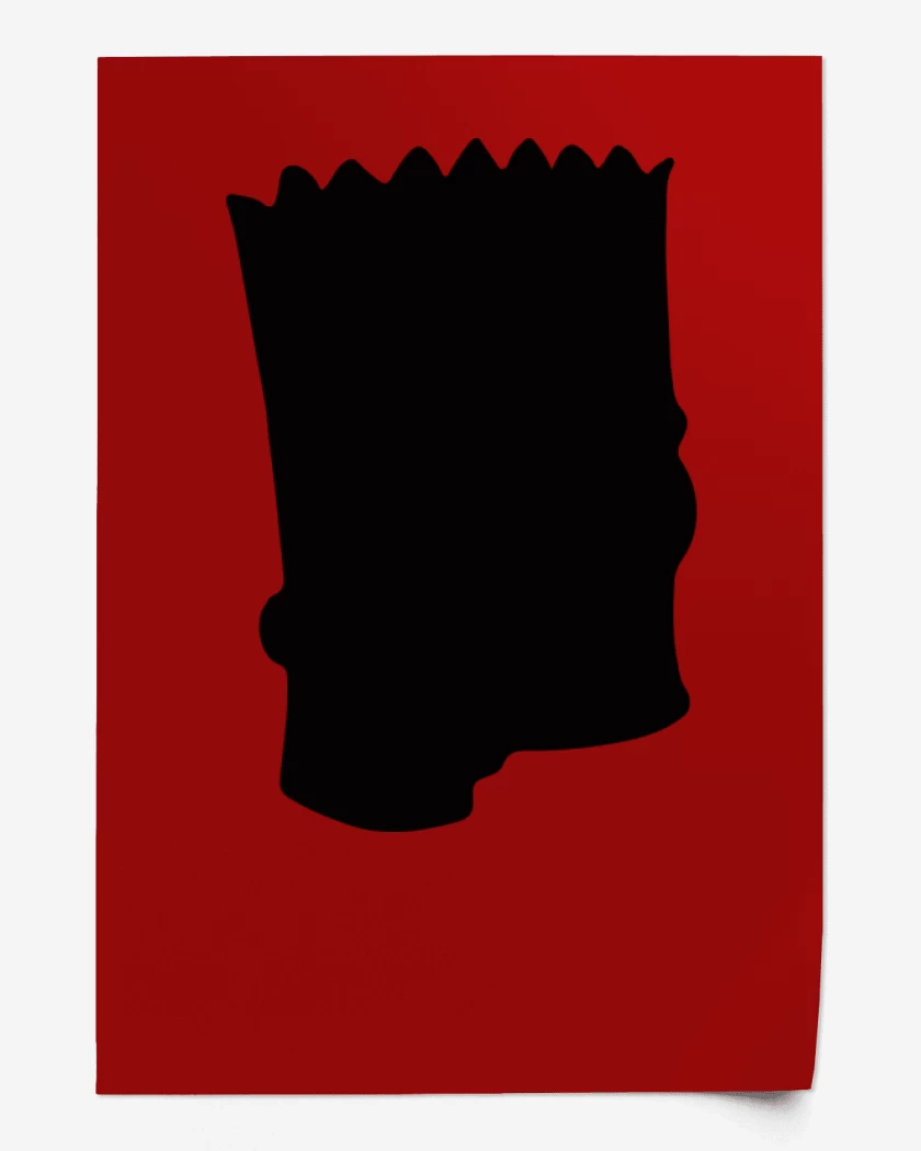 Print Rojo de Bart 