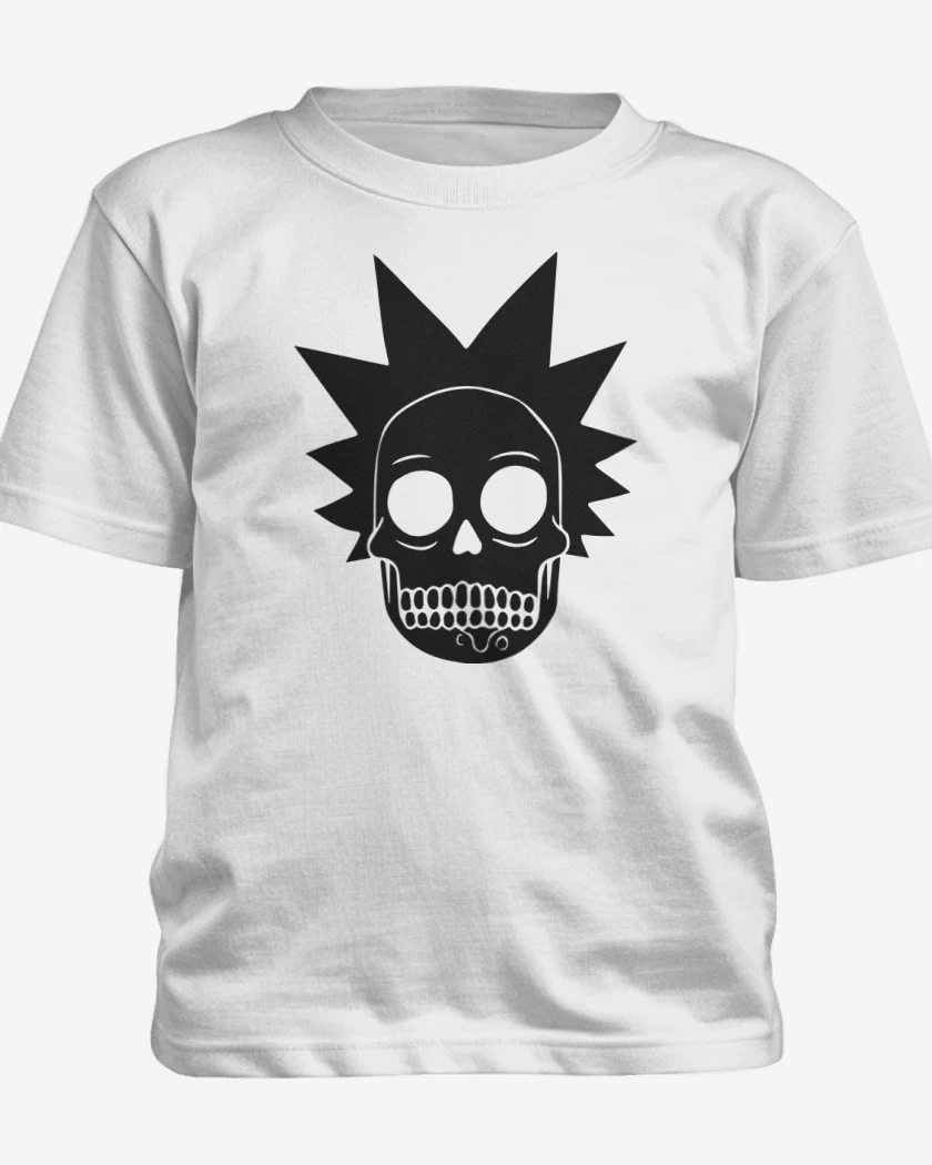 Polera de niño Blanco de Skull rick