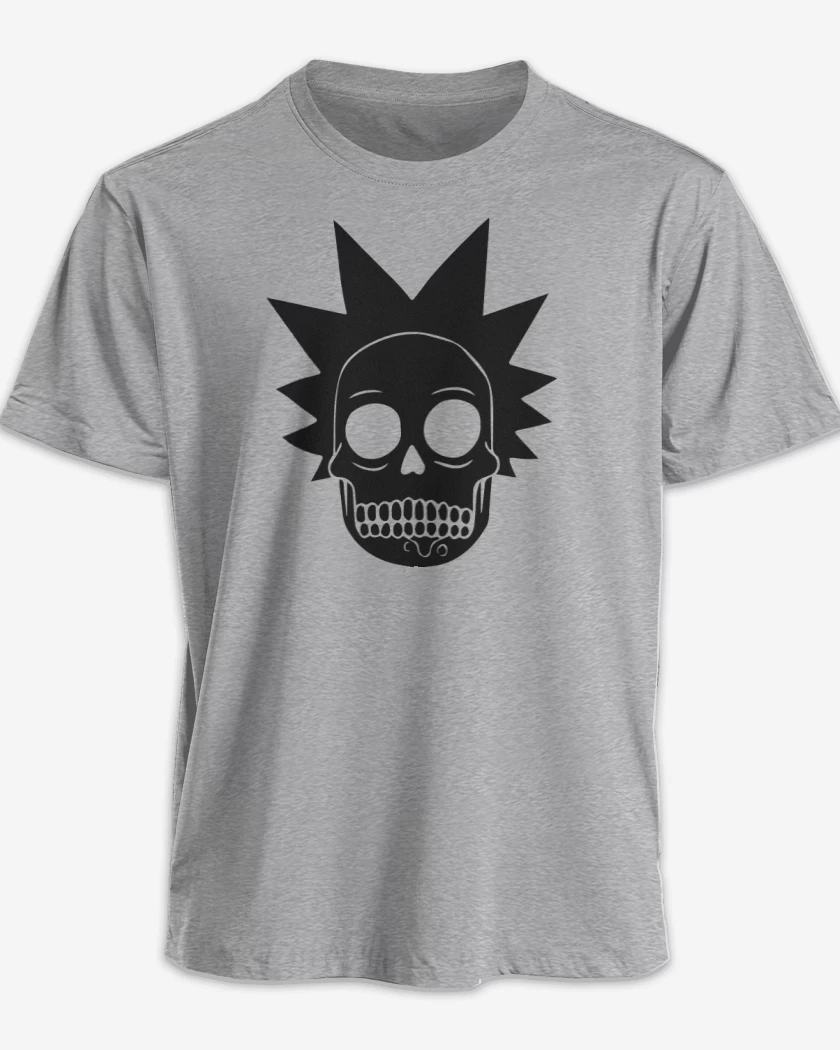 Polera Gris Melange de Skull rick