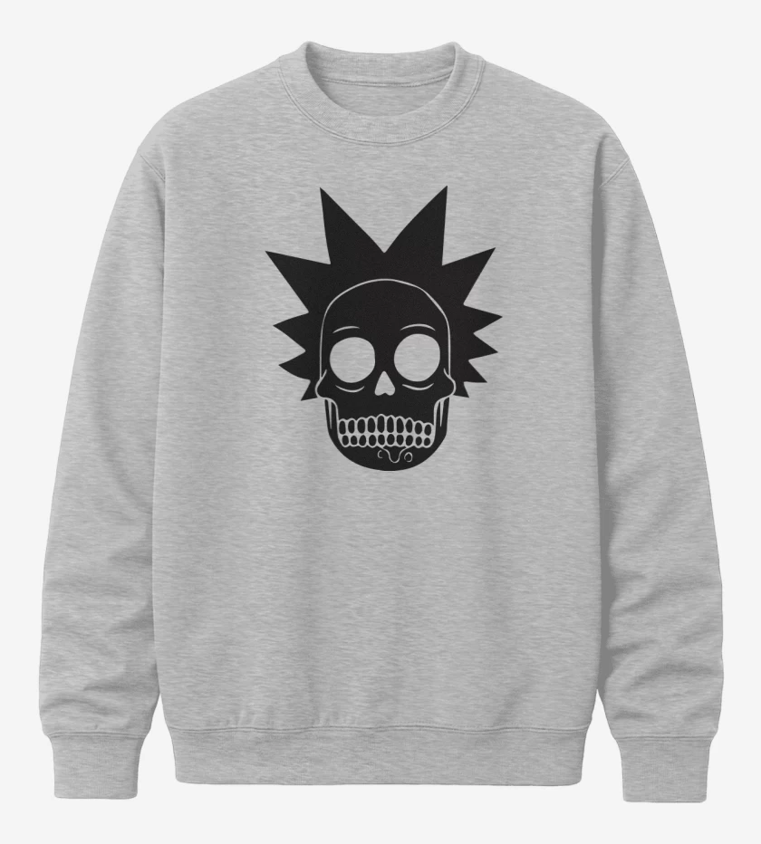 Poleron polo Gris Melange de Skull rick
