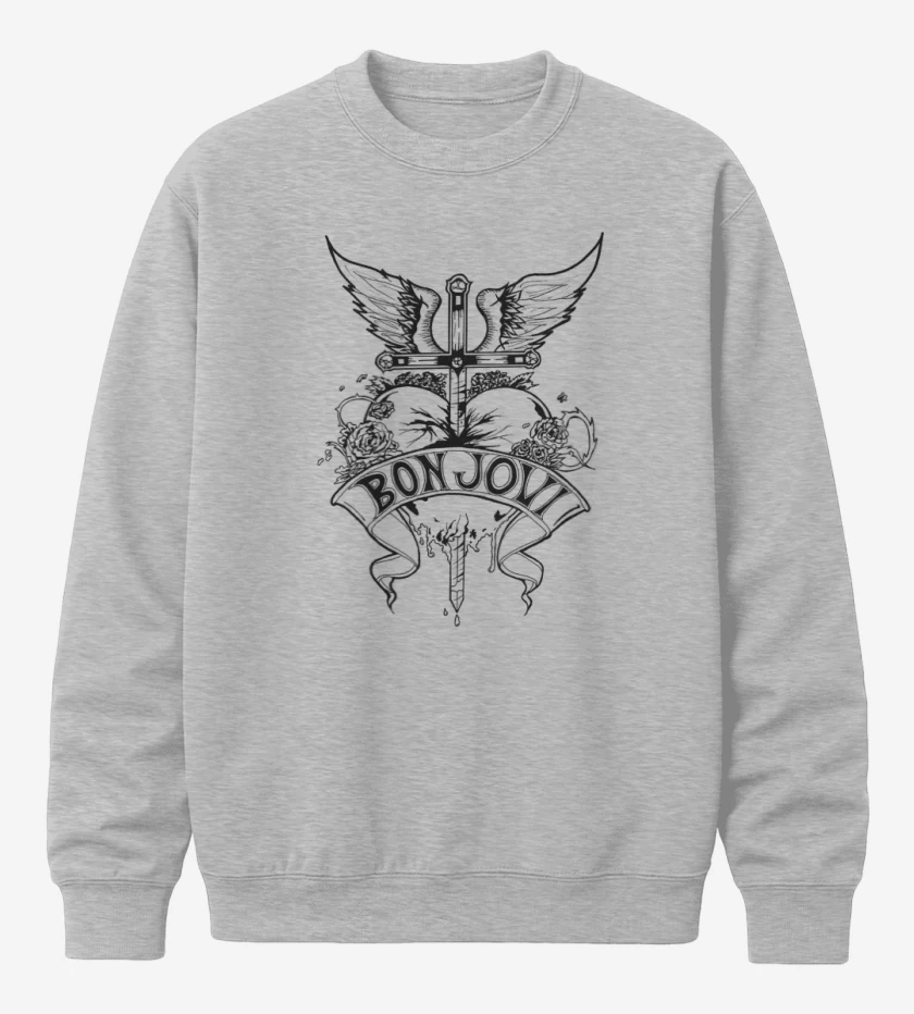 Poleron polo Gris Melange de bon jovi