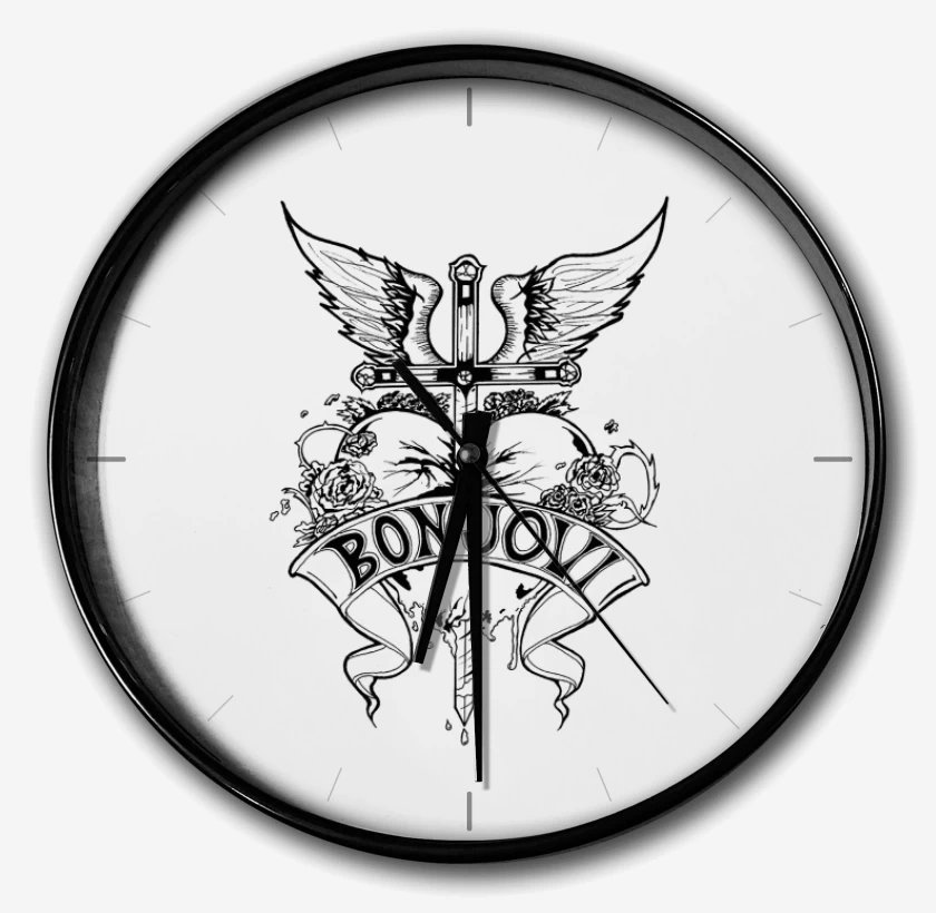 Reloj Blanco de bon jovi