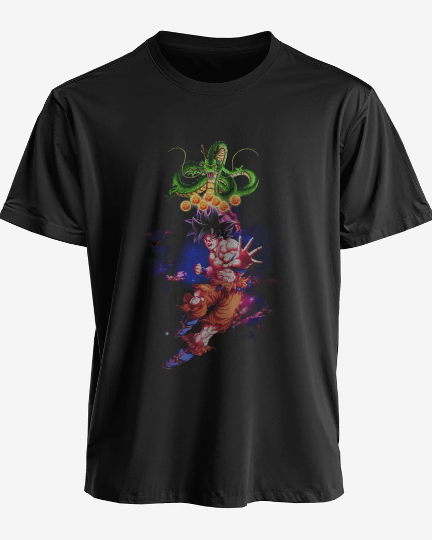 Polera Goku y shen long