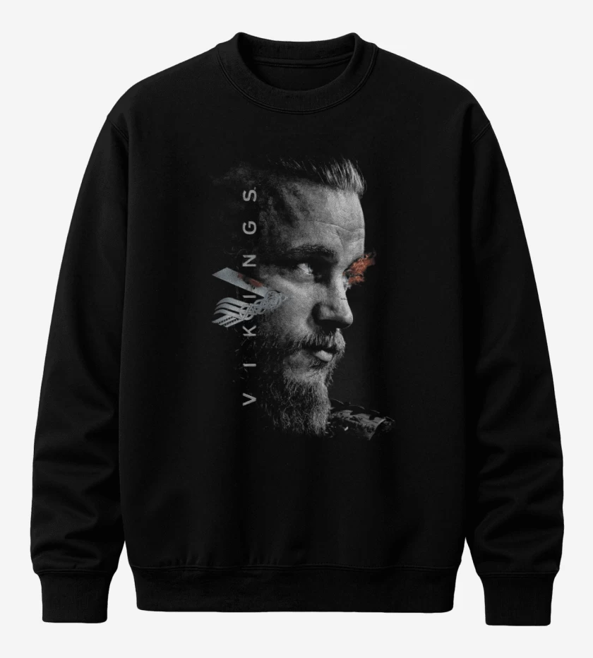 Poleron polo Negro de Vikings 2