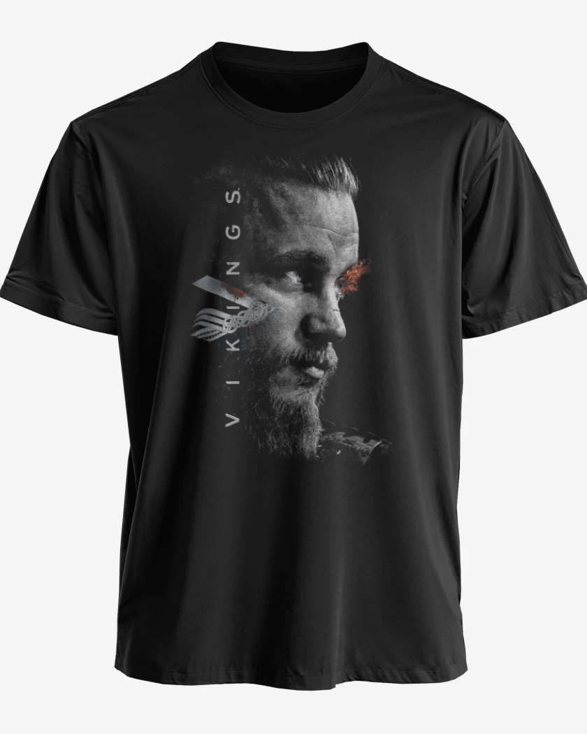 Polera premium Negro de Vikings 2