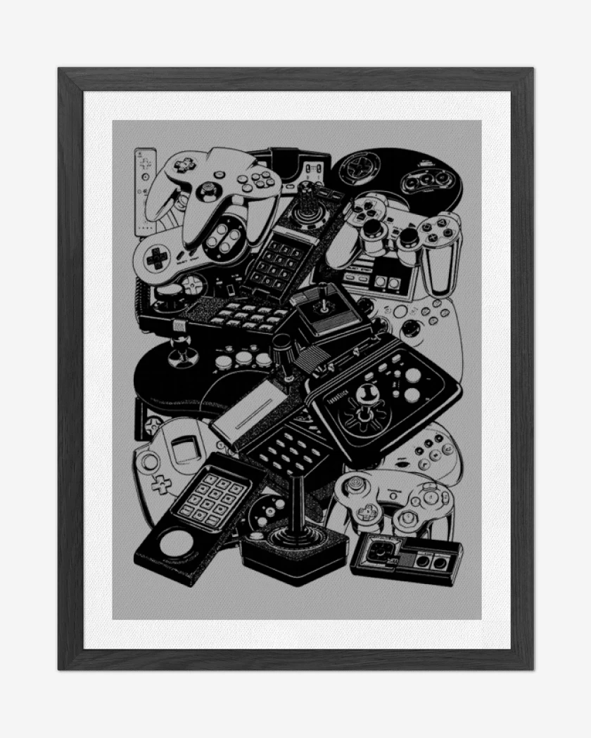 Cuadro decorativo New joysticks