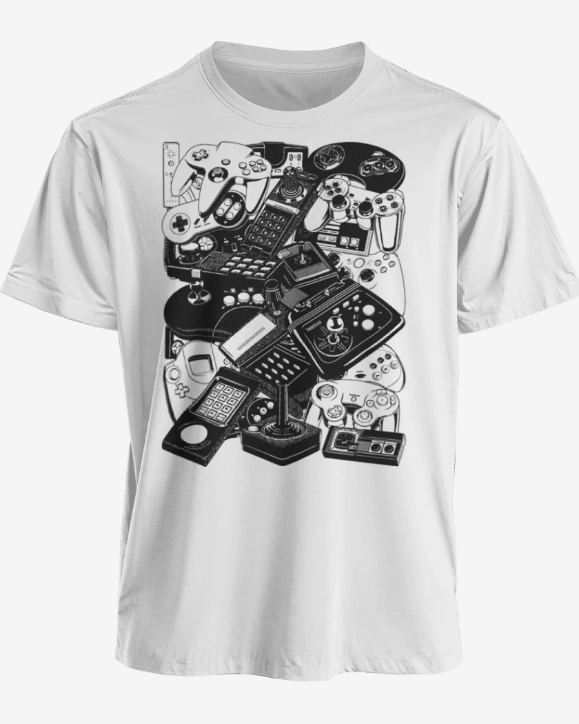 Polera premium Blanco de New joysticks