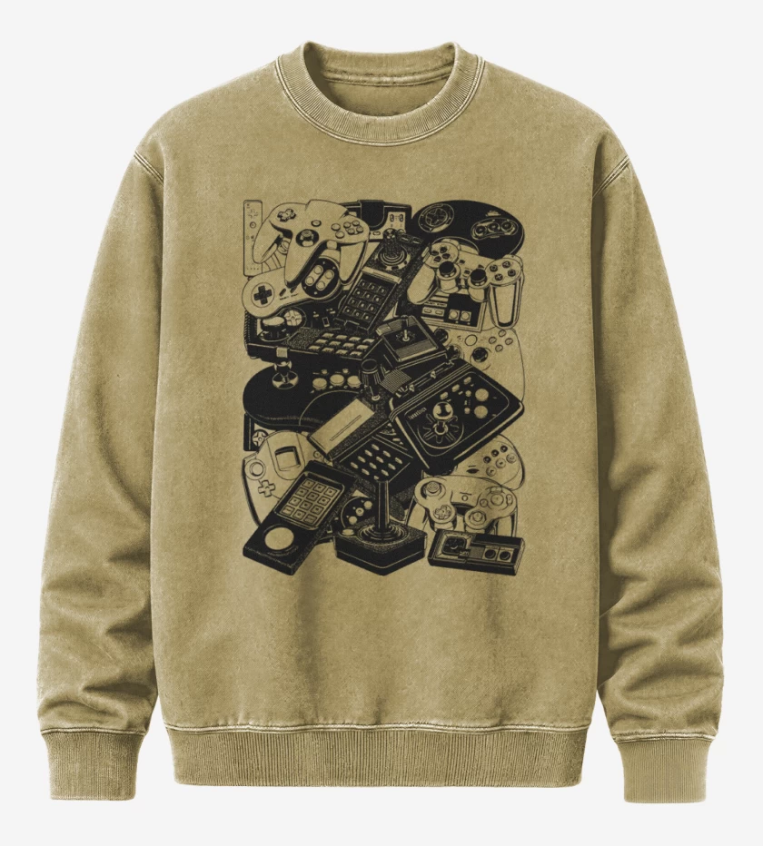 Poleron Polo Acid Wash Beige de New joysticks