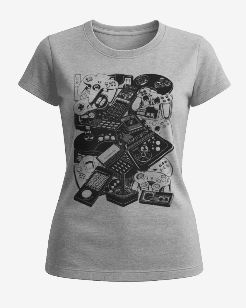 Polera de Mujer Gris Melange de New joysticks