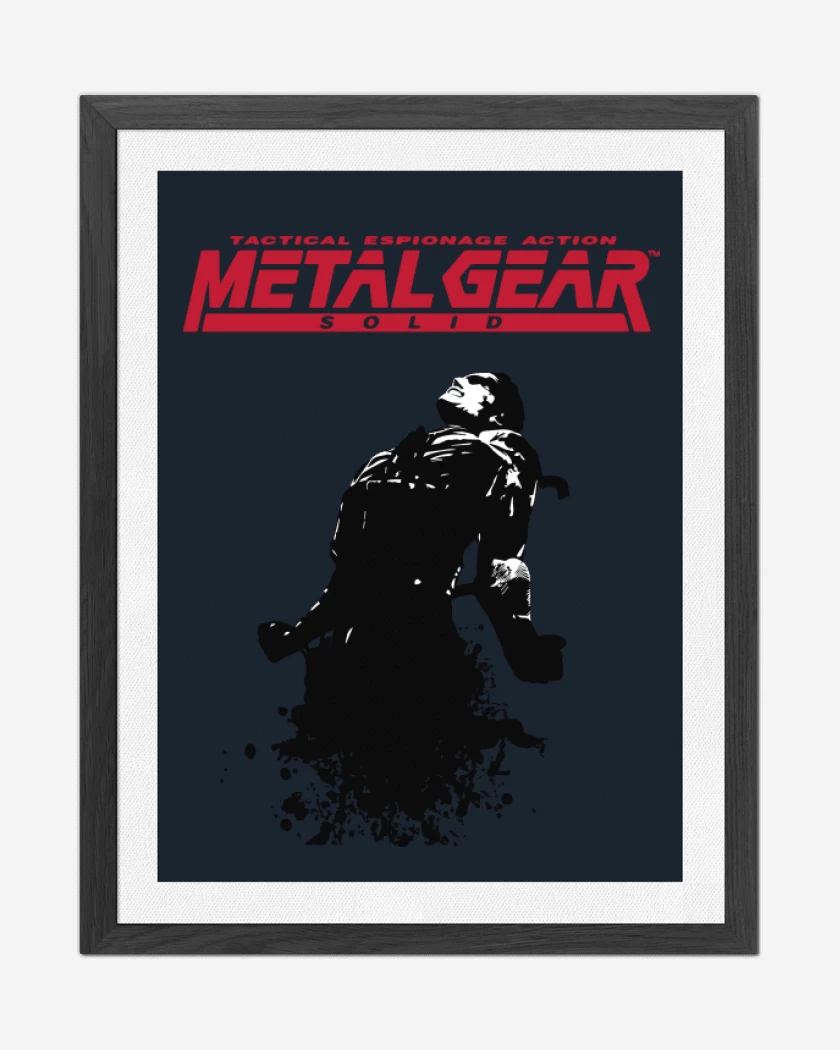 Cuadro decorativo Megal Gear - Snake
