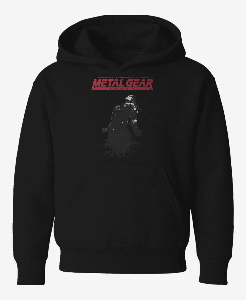 Poleron de niño Negro de Megal Gear - Snake