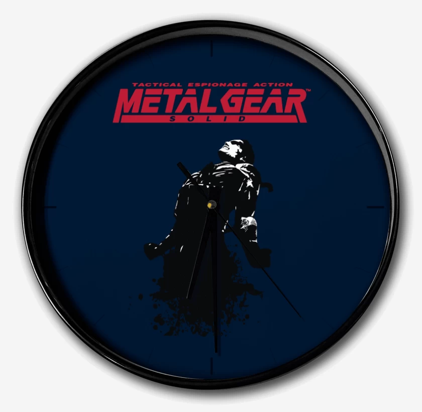 Reloj Azul Marino de Megal Gear - Snake