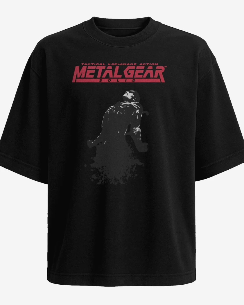 Polera Oversize Megal Gear - Snake