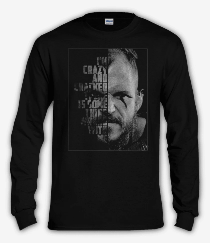 Polera manga larga Negro de Floki