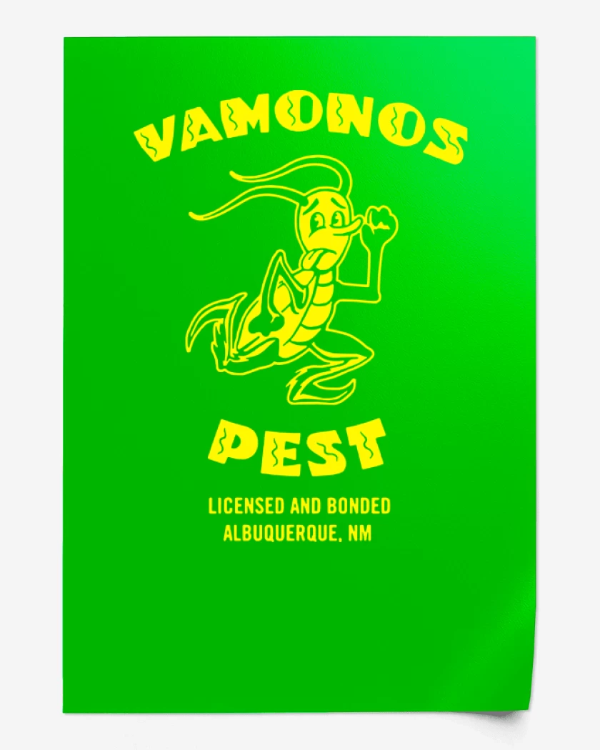 Print Verde jade de Vamonos Pest