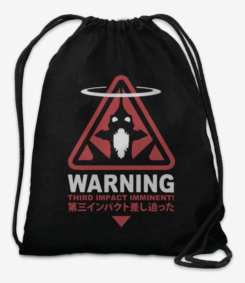 Mochila Negro de Eva peligro