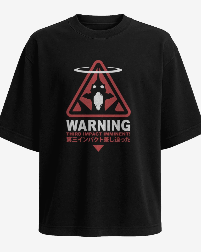 Polera Oversize Negro de Eva peligro